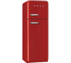 SMEG FAB30RFR Fridge Freezer - Red